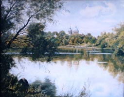 Полдень в Тарханах. Б.Щербаков (копия 45х60 Н.Резник)