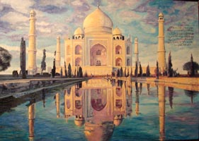 Тадж Махал. (копия 30х40 Н.Резник)