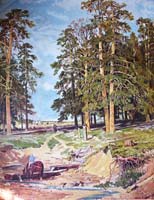 На водопое. Иван Шишкин (копия 60х48 Н.Резник)