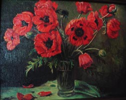 Маки. Борис Щербаков.&nbsp;&nbsp; 55х42&nbsp;&nbsp; копия, &nbsp;Н.Резник