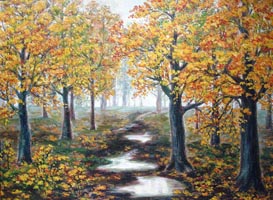 Осень 40х53. Н.Резник