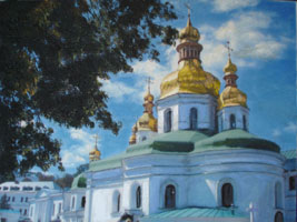 Киево-Печерская Лавра  30х40, Н.Резник