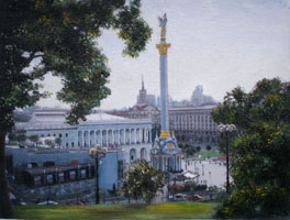 Майдан незалежності  30х40, Н.Резник